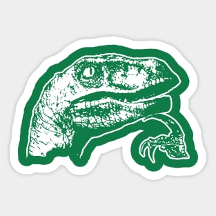 Philosoraptor Meme T-Shirt Sticker